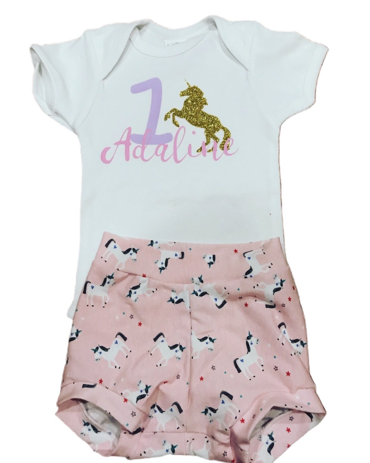 1st birthday unicorn shirt best sale