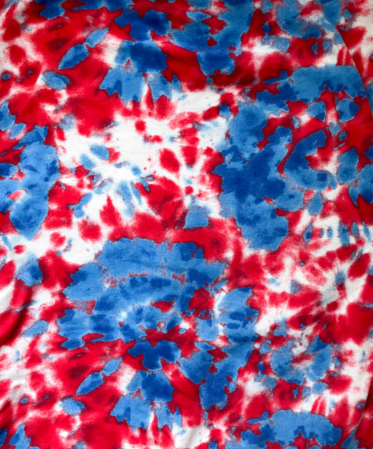 Red & Blue Tie Dye